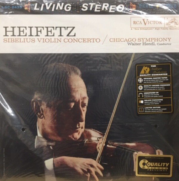 超高品質の販売 未開封 アナログプロダクション Heifetz Sibelius ...