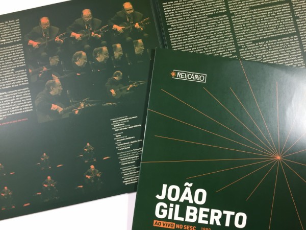 BRAZIL】-DEADSTOCK- 「JOAO GILBERTO / RELICARIO - AO VIVO NO SESC 1998 」LP ブラジル盤デッドストック分が入荷しました。 : ディスクユニオン新宿ラテン・ブラジル館