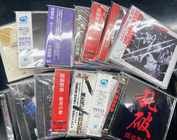 2024年12/13(金) 新着中古品入荷情報 頭脳警察関連のCD、DVDまとまって