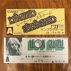 チケット半券79点 70年代＆初来日モノ多数！ レッド・ツェッペリン