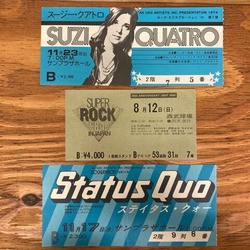 チケット半券79点 70年代＆初来日モノ多数！ レッド・ツェッペリン