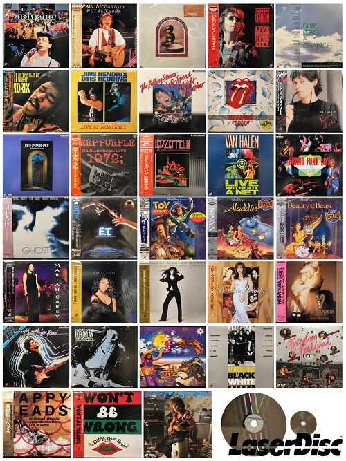 日本限定 LaserDisc入荷！音楽関連から映画、アニメまで40点！ ジミ 洋楽
