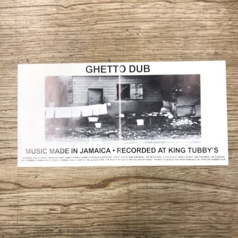 洋楽 BIM SHERMAN GHETTO DUB CD Bim Sherman – Ghetto Dub – Vinyl (LP, Album, Reissue