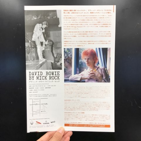 THE RISE OF DAVID BOWIE 1972-1973/MICK ROCK」入荷