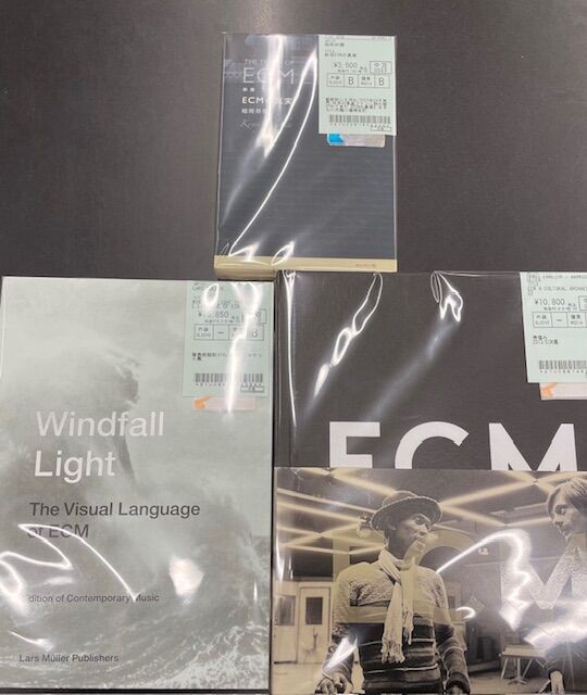 希少Windfall light: visual language of ECM 中古書籍入荷 【ECM 高額本特集】 : ディスクユニオン新宿ジャズ館