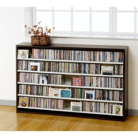 破格出品!! 大容量!! CDラック 11段 約1100枚収納 CDラック CD収納 大容量 1503枚 前後棚で収納力2倍 幅89cm 日本