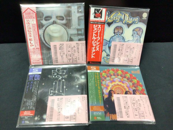 中古CD】SHM-CD仕様紙ジャケット20点ほどと、プログレのCDが100枚以上