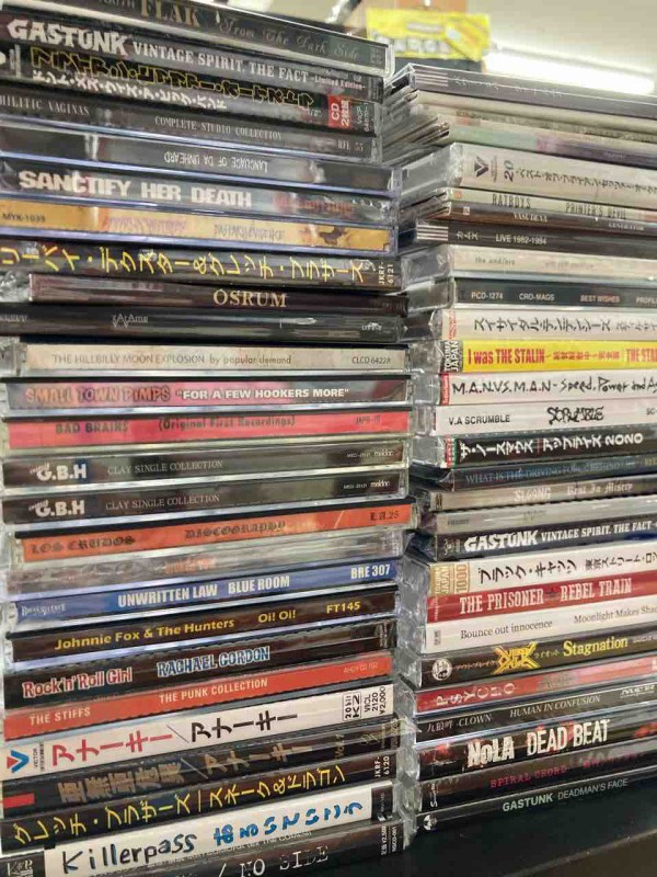 PUNK/HC/ROCKABILLYなどの中古CDがまとまって入荷