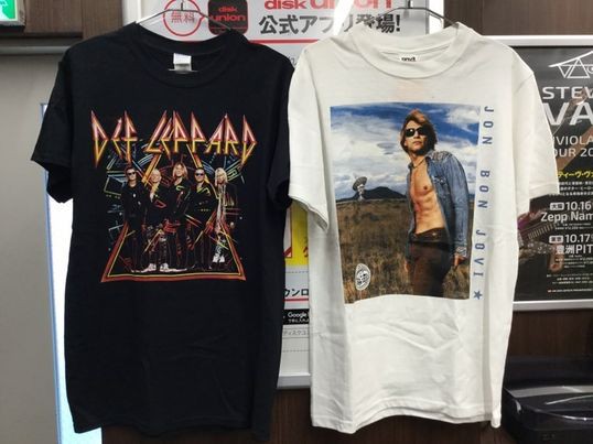 この夏の主役はメタルTEE！！！』爽やか！BON JOVITシャツから来日に着