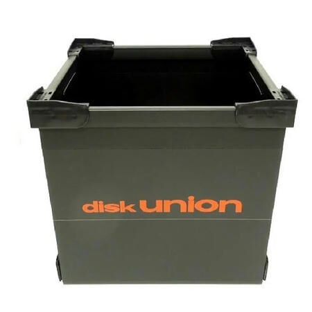 ディスクユニオン　レコードコンテナ　6個 DUレコードコンテナ(EPサイズ)/プラスチックダンボール/ラック