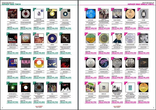 高価買取リスト】HIPHOP/R&B WANT LIST(2022.11) ※2023年1月31日