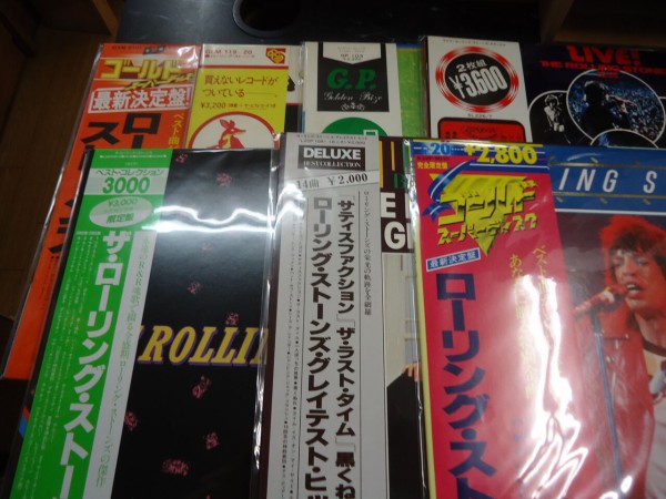 11/10(日) ローリング・ストーンズ中古帯付レコード入荷