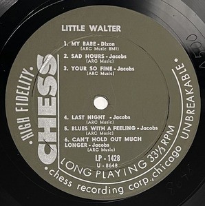 中古レコード/BLUES/ブルース】LITTLE WALTER / BEST OF LITTLE WALTER