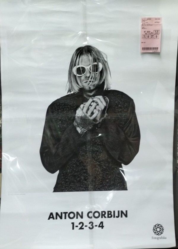 額付き　ANTON CORBIJN カートコバーン　ポスター　ニルヴァーナ アントン・コービン 「ニルヴァーナ / カート・コバーン