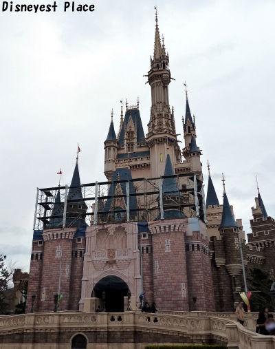 シンデレラ城 工事中 Disneyest Place