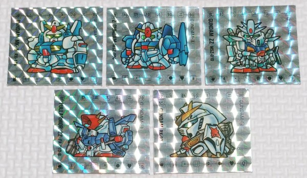 SDガンダムのシール纏めを2種類入手！ ニュータイプシール ガン