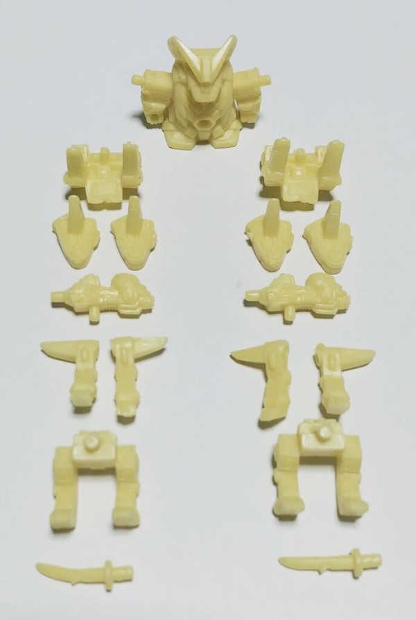 纏め開封～洗浄日記 パーツの方が多いガン消し纏め SDガンダム