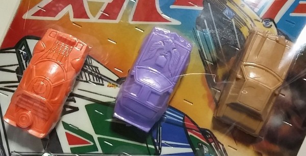 昔のガチャガチャ台紙 マグネットスーパーカー マグモ エレキ