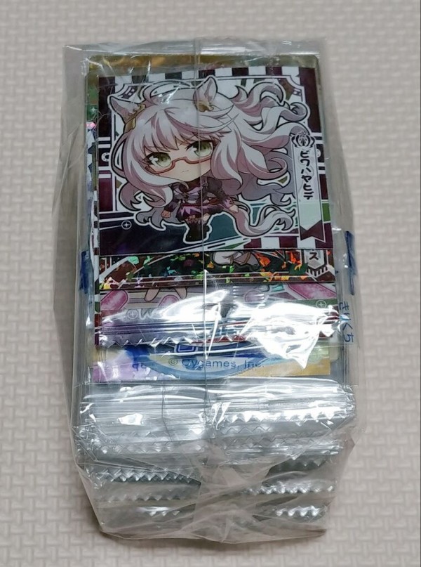 日記 ウマ娘中心のカードとシールの纏めを入手。 ウエハース グミ