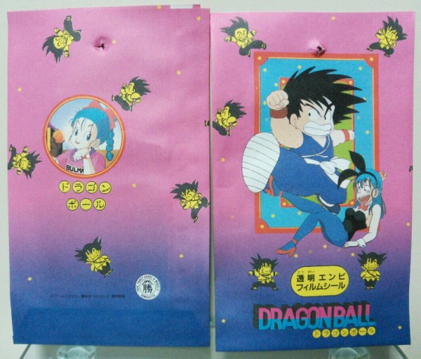 1986年 ドラゴンボール 透明エンビフィルムシール束 引き物 アマダ 駄菓子屋 1986年 ドラゴンボール 透明エンビフィルムシール束 引き物