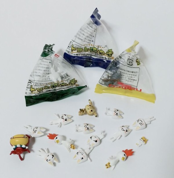 どこでもいっしょ　トロ　流れ星　ミニチュアマスコットフィギュア　平成レトロ ナムコ どこでもいっしょ トロと流れ星 テトラパック フィギュア