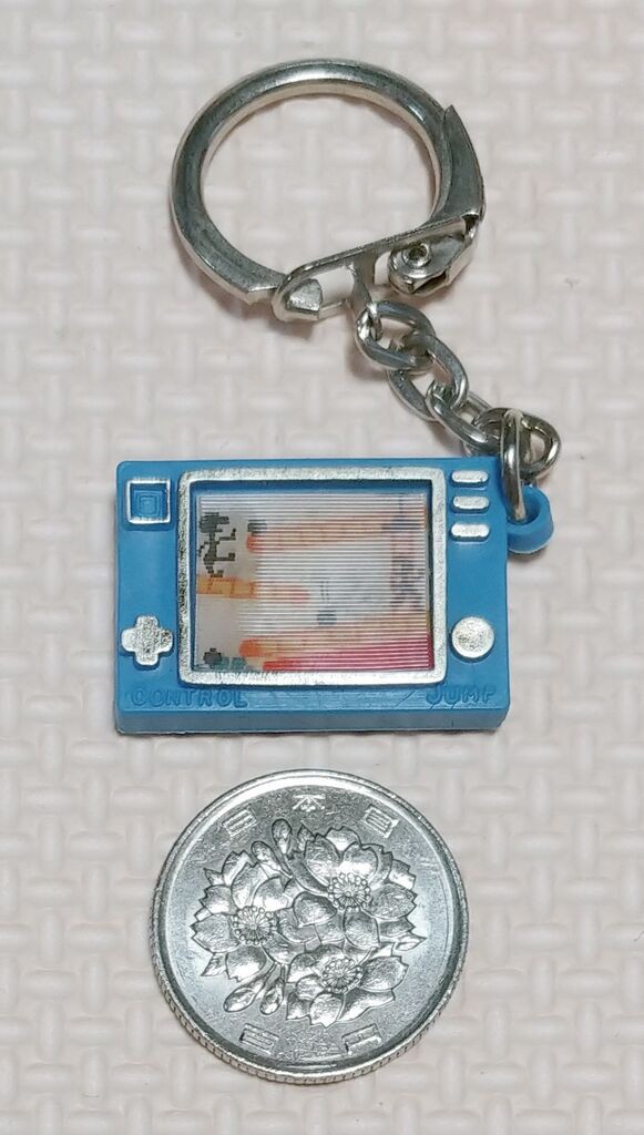 角度で絵が変わる! ゲームウォッチ キーホルダー 昭和レトロ 駄菓子屋