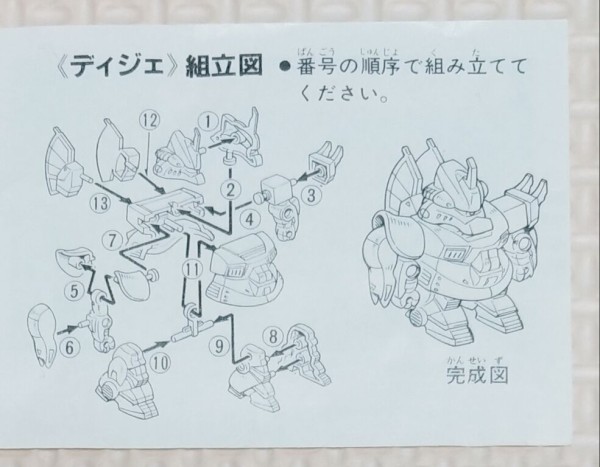 BANDAIのミニプラ ディフォルメΖガンダム ディフォルメヒーロー