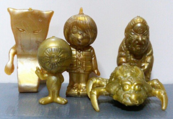 金色の消しゴム キン消し ガン消し 聖闘士星矢 スーパーマリオ