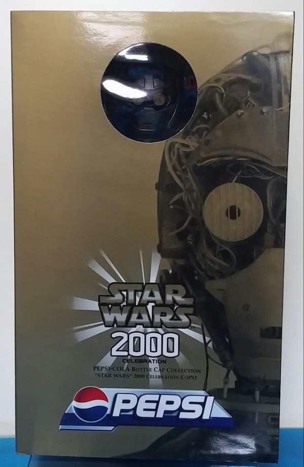 レア!PEPUSHI☆STAR WARSキャンペーン当選品 ペプシ スターウォーズ C3-PO サウンドビックボトルキャップ