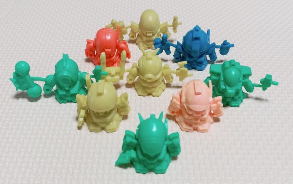 ガシャポン戦士 SD ドラグナー 消しゴム 第1弾 パート1 全10種