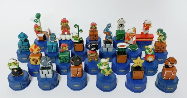 前編 ペプシ スーパーマリオブラザーズ ドットボトルキャップ