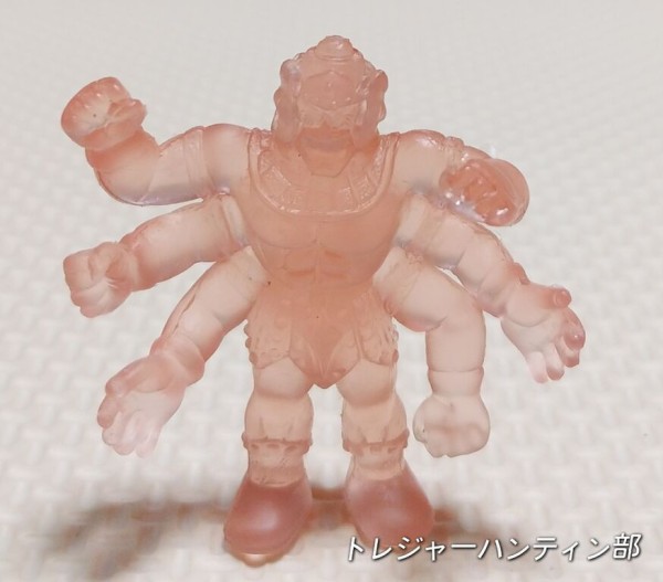 キン肉マンクリスタル戦士　クリアー　キン消し　消しゴム　キャラクター パチ物？正体が分からないキンケシ クリアカラー キン肉マン キンケシ