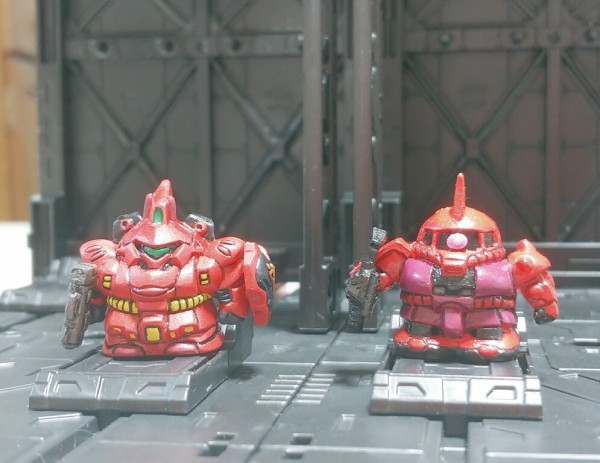 後編 またも凄いお宝が！ シャア専用ザク 彩色 塗装 ガン消し 消しゴム