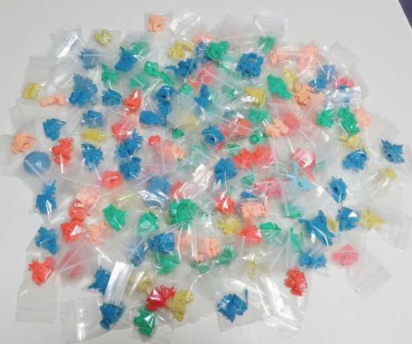 纏め開封&洗浄日記 SDガンダム ガン消し レアカラー メタリック