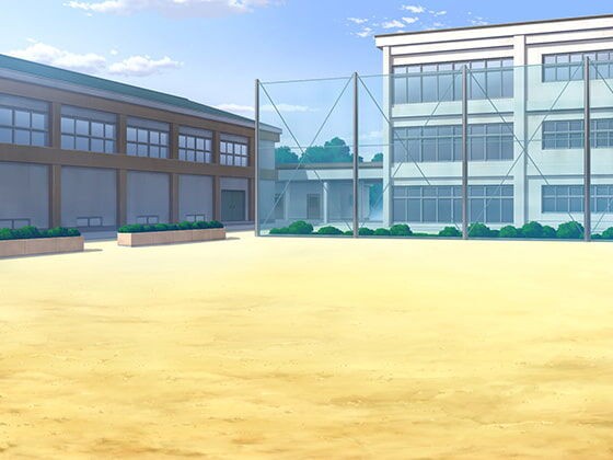 アトリエてっち フリー背景素材 学校 校庭 Dlsiteメモ 2nd