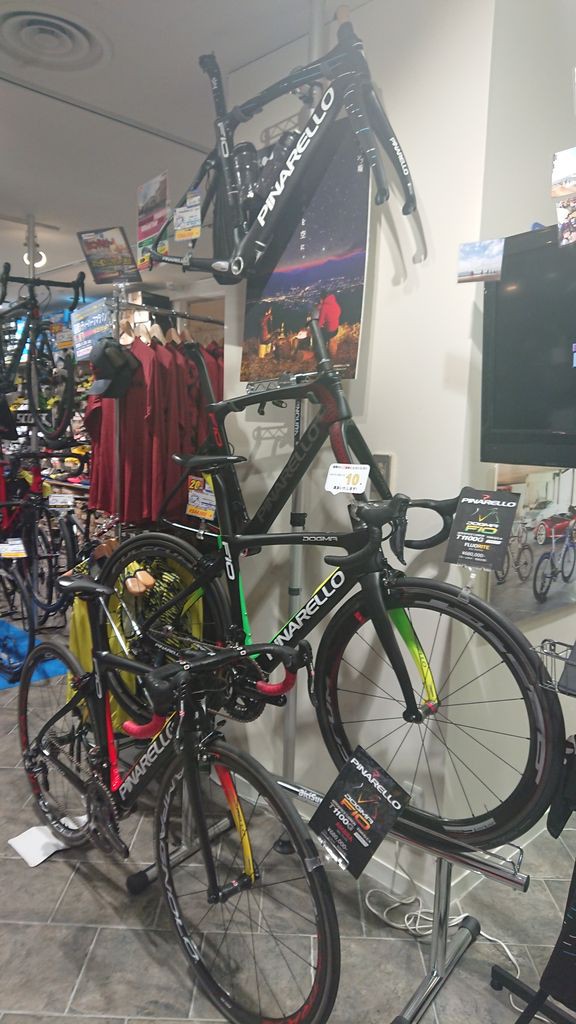 PINARELLO BOLIDE TR まじカッケー！ こんなん見たら惚れてまうやろー 