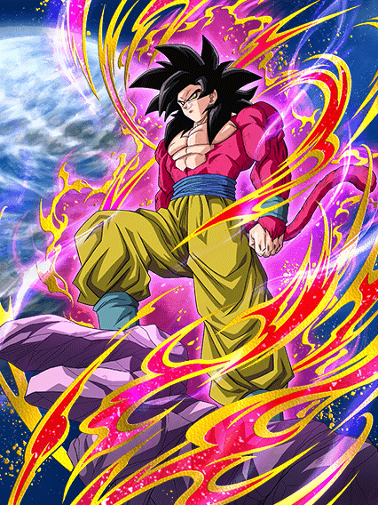 SSR【赤き勇姿】超サイヤ人4孫悟空の性能 : ゆったりドッカンバトル