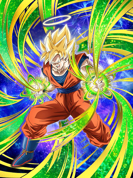 Ssr Strongest In The Otherworld Super Saiyan Goku Angel あの世の最強戦士 超サイヤ人孫悟空 天使 ゆったりドッカンバトル