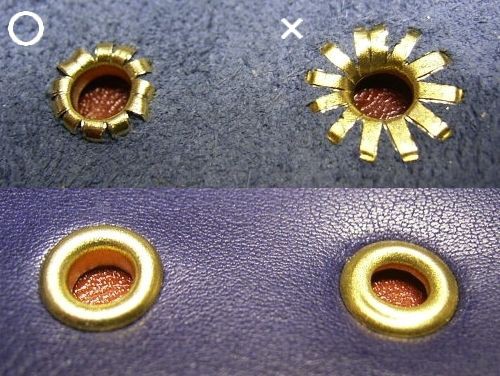 ドール靴 に ハトメ を付けよう 菊割り棒の使い方 上手にハトメを付けるには 人形靴を作っている人のブログ ドール靴 に ハトメ を付けよう 菊割り棒の使い方 上手にハトメを付けるには 人形靴を作っている人のブログ
