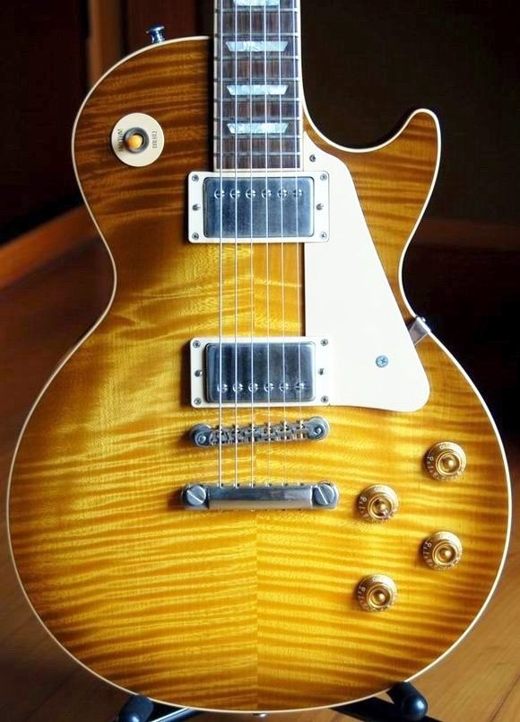 日本未入荷 入手困難 Gibson レスポール 虎綺麗 好評