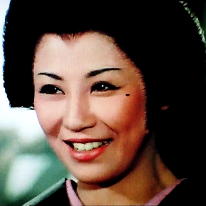 金田アツ子さん　直筆　菊尽くしのお着物　アコーディオンの少女　こけし　黒色スミレ 本阿彌周子(本阿弥周子・秋月佐江子) : 俳優メモ