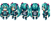 第11ドット ちびキャラクターを描いてみる 初音ミク編その一 ドット絵描こうz