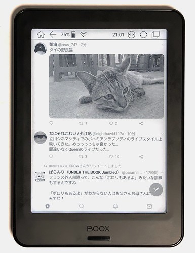 電子インク(E-Ink) 6インチ Android タブレット「BOOX Poke Pro