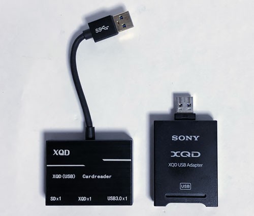 ソニー純正の半額以下の廉価 XQD/SD 両用カードリーダーを買って