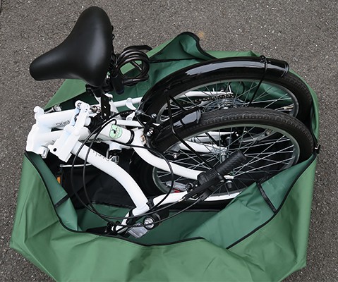 パンクしたままで折りたたみ自転車を1万で‼