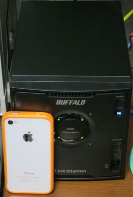 【整備品】BUFFALO 4ベイ NAS LS-QV1.0TL/1D 増設可能 お手頃 4ベイ RAID NAS バッファロー「LS-QV2.0TL/1D」導入