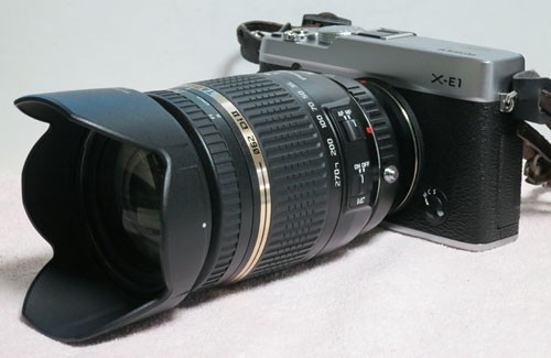 X-E1 用にマウントアダプター2種類（Leica Eマウント、EOS EFマウント