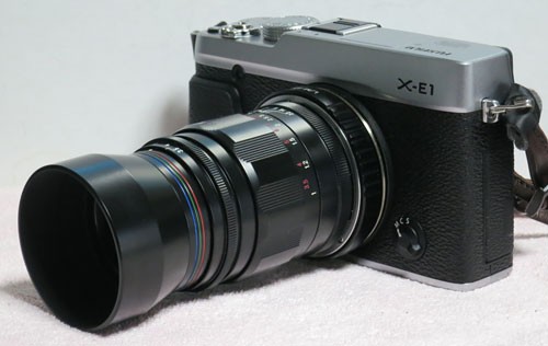 X-E1 用にマウントアダプター2種類（Leica Eマウント、EOS EFマウント