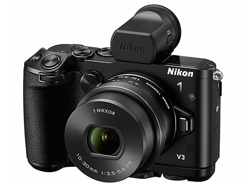 Nikon1V3超望遠撮影セット(レンズ2本)とグリップ＋EVFのセットです EVF もグリップも後付けになった Nikon 1 V3 と、待望の超望遠含む 1