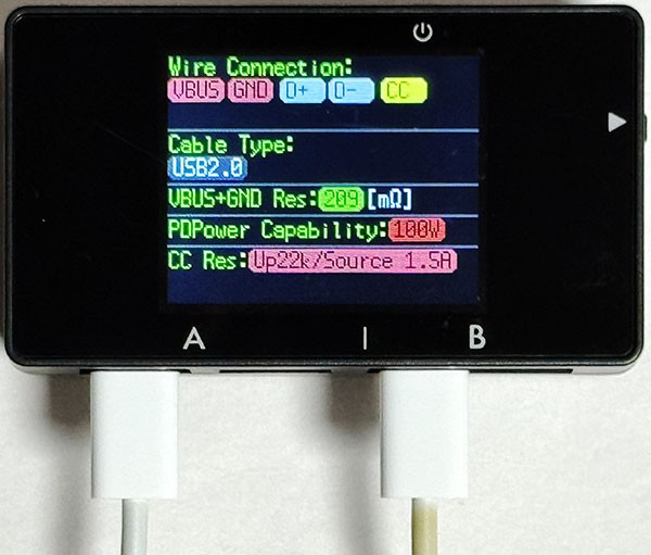 何でもかんでも USB-C な時代の必需品「USB Cable Checker 3」到着